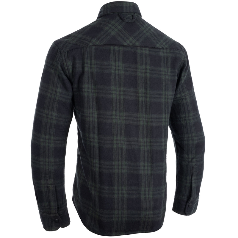 Camisa de moto Oxford Kickback 3.0 verde