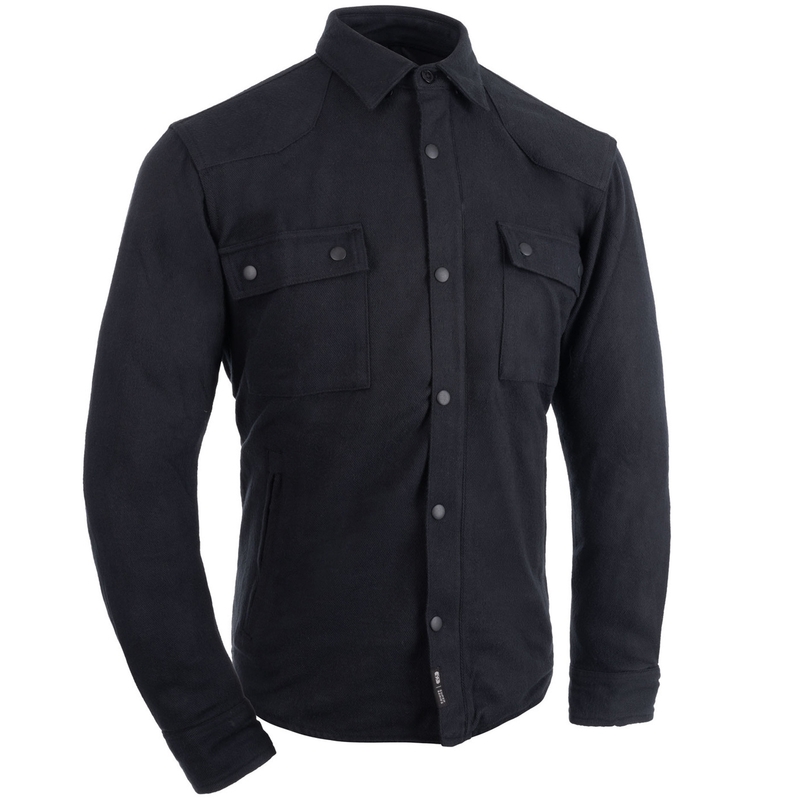 Camisa de moto Oxford Kickback 3.0 negra