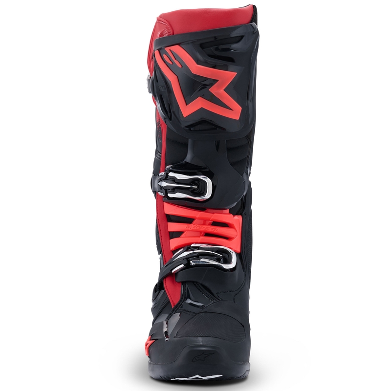 Botas de moto Alpinestars Tech 10 negro-rojo