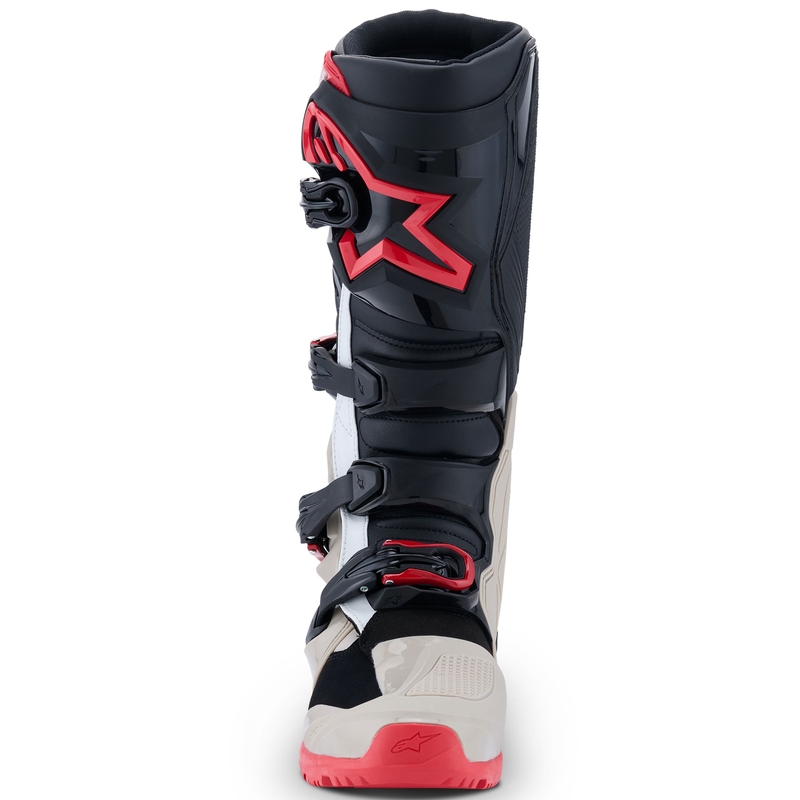 Botas de moto Alpinestars Tech 7 Enduro Negro-Gris Claro-Rojo