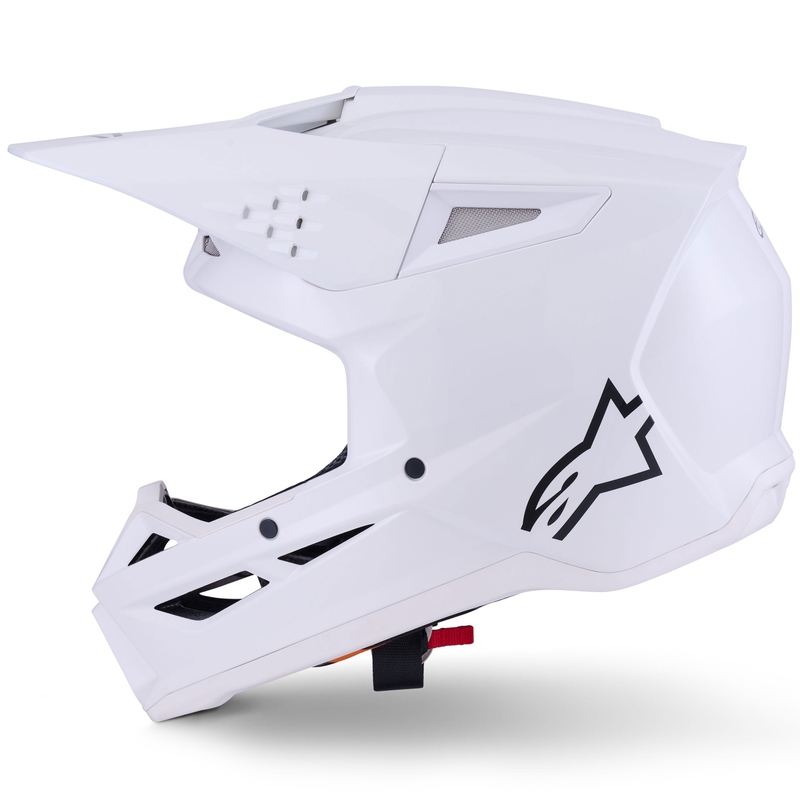 Casco de motocross Alpinestars S-M3 Solid blanco
