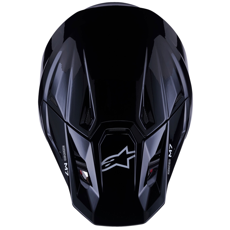 Casco de motocross Alpinestars SM7 Solid negro