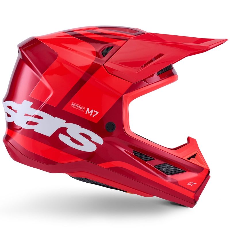 Casco de motocross Alpinestars SM7 Core rojo