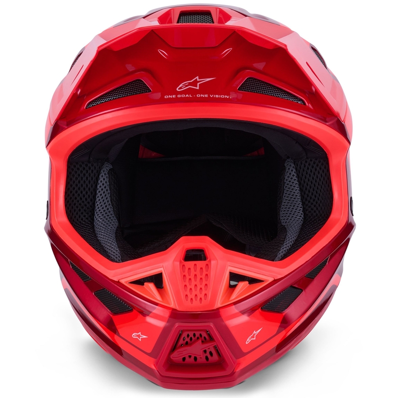 Casco de motocross Alpinestars SM7 Core rojo