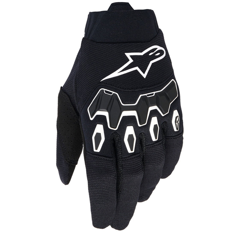 Guantes de motocross Alpinestars Full Bore V2 negro-blanco