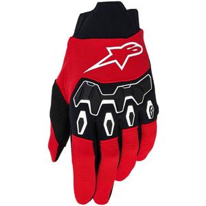 Guantes de motocross Alpinestars Full Bore V2 en rojo, negro y blanco