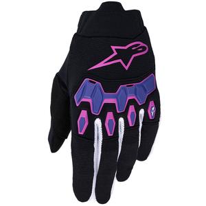 Guantes de motocross Alpinestars Full Bore V2 morado-negro