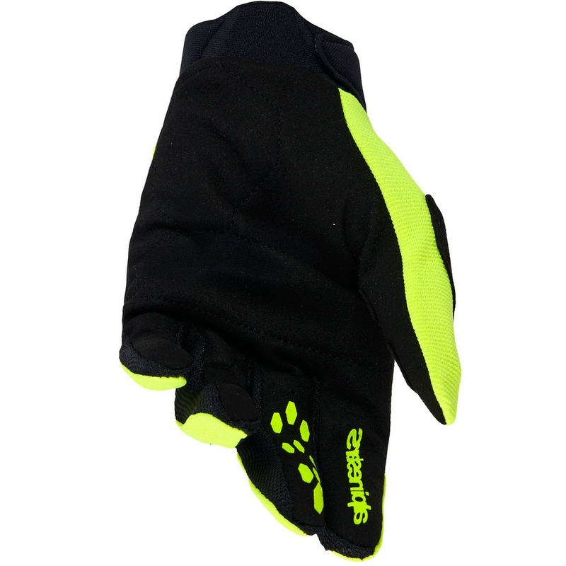 Guantes de motocross Alpinestars Full Bore V2 amarillo fluorescente y negro