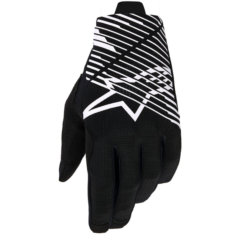 Guantes de motocross Alpinestars Radar Pro negro-blanco