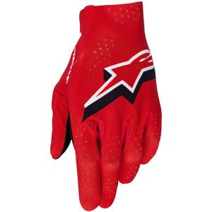 Guantes de motocross Alpinestars Supertech MX rojo-negro-blanco