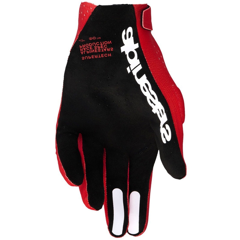 Guantes de motocross Alpinestars Supertech MX rojo-negro-blanco
