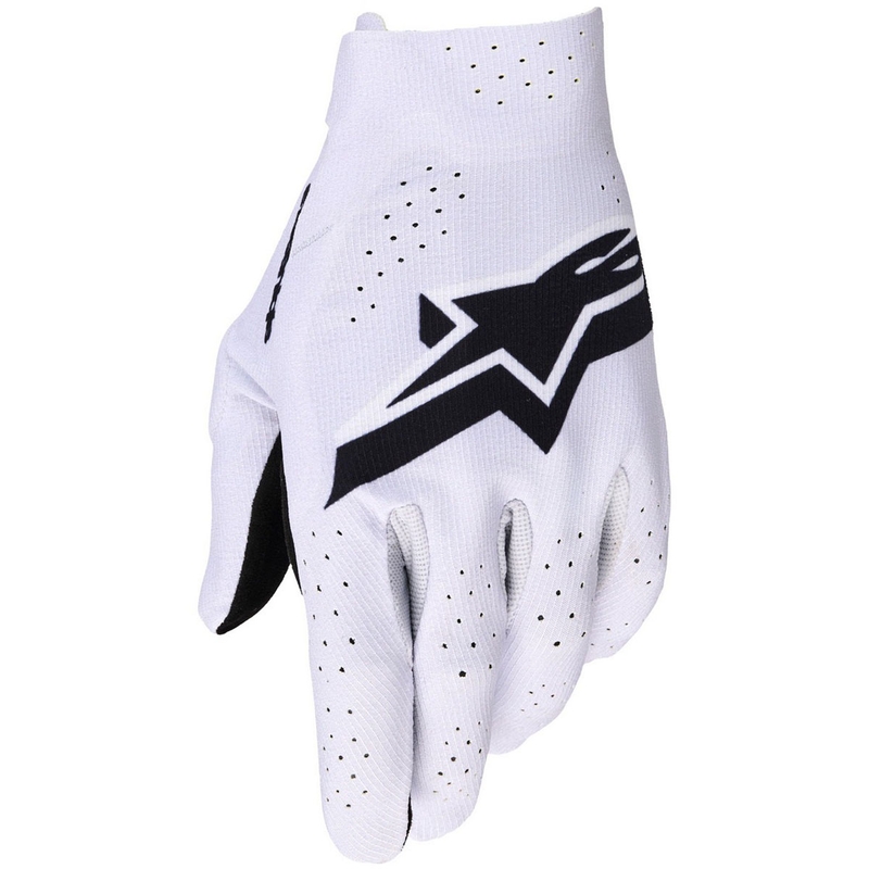 Guantes de motocross Alpinestars Supertech MX color lila claro y negro