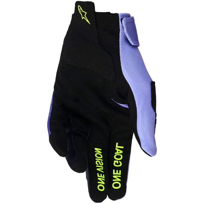 Guantes de motocross Alpinestars Radar morado-amarillo fluorescente