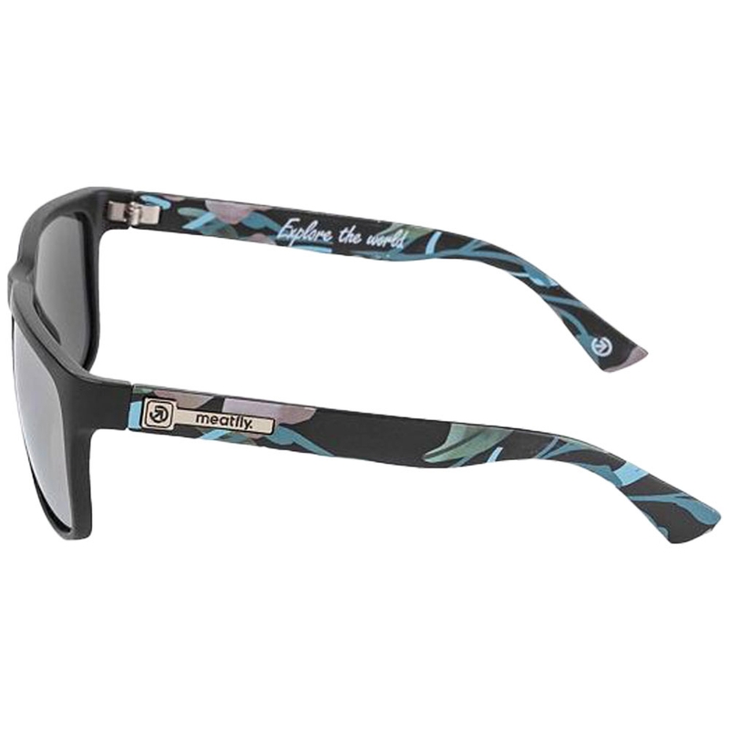 Gafas de sol Meatfly Ronnie Pink Flowers en negro y rosa