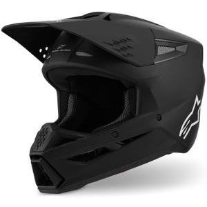Casco de motocross Alpinestars S-M3 Solid negro mate