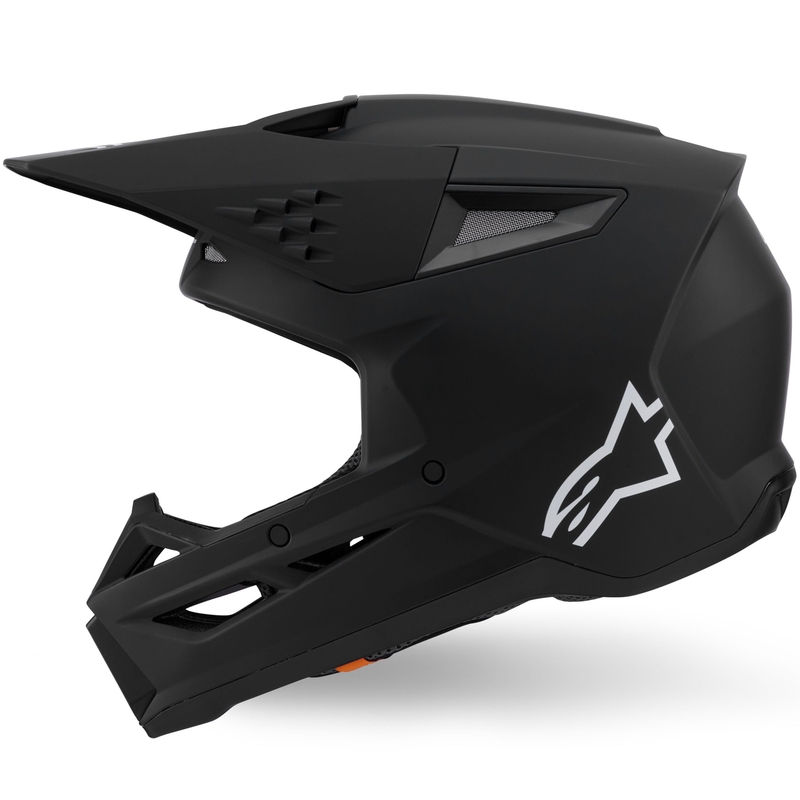 Casco de motocross Alpinestars S-M3 Solid negro mate