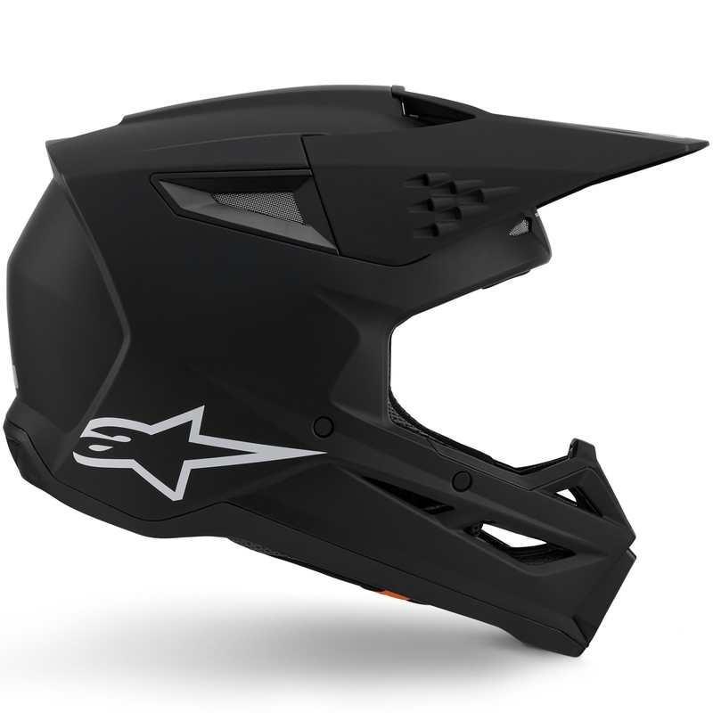 Casco de motocross Alpinestars S-M3 Solid negro mate