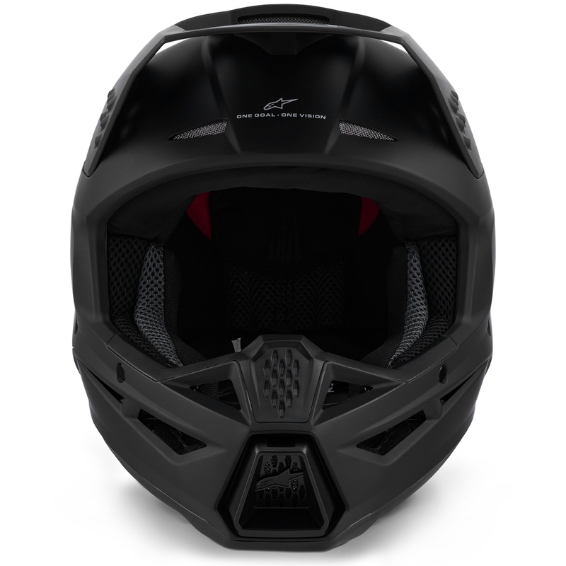 Casco de motocross Alpinestars S-M3 Solid negro mate