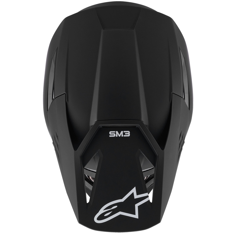 Casco de motocross Alpinestars S-M3 Solid negro mate
