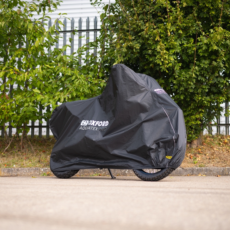 Funda para motocicleta Oxford Aquatex PRO negra