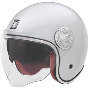 Casco de moto jet NOX PREMIUM Heritage blanco