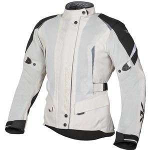 Chaqueta de moto para mujer Ayrton Teressa II Flow color crema-arena