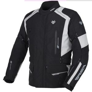 Chaqueta de moto RSA EXO 2 negro-gris