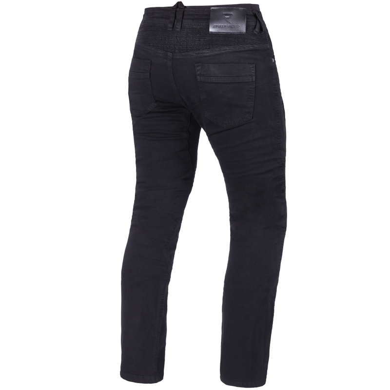 Vaqueros de moto Street Racer Stretch II CE negros