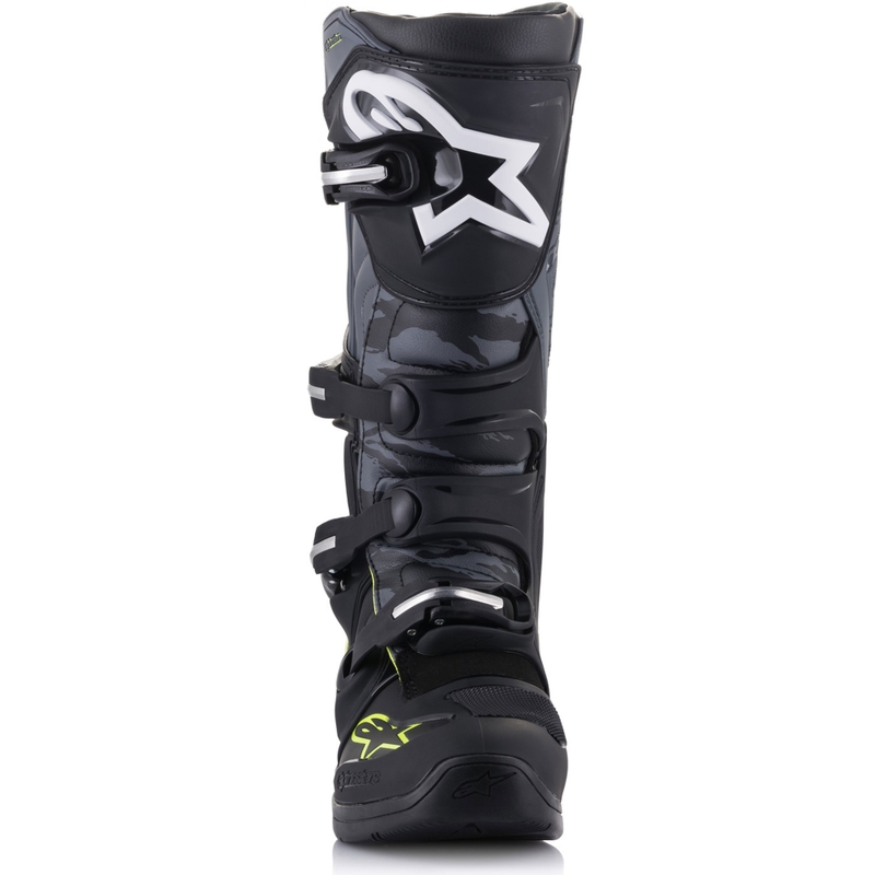 Botas de moto Alpinestars TECH 5 negro-gris-amarillo fluorescente