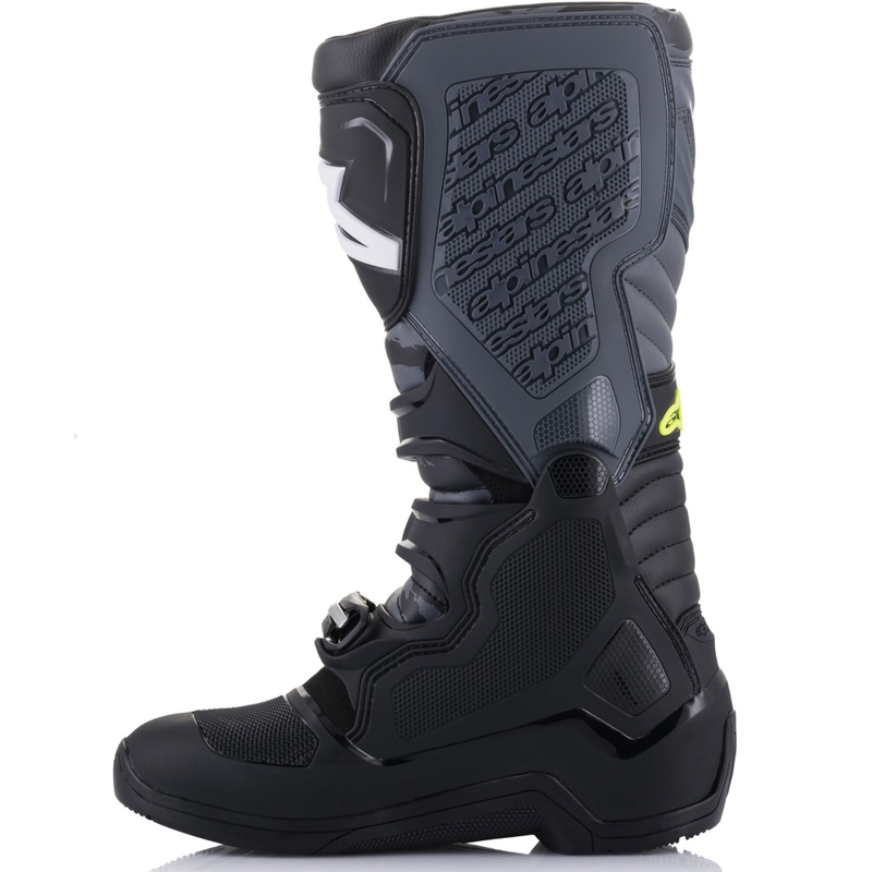 Botas de moto Alpinestars TECH 5 negro-gris-amarillo fluorescente