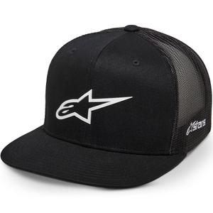 Gorra de camionero Alpinestars 3D Ageless en blanco y negro