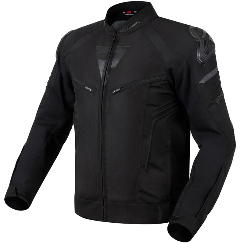 Chaqueta de moto Rebelhorn Vandal negra