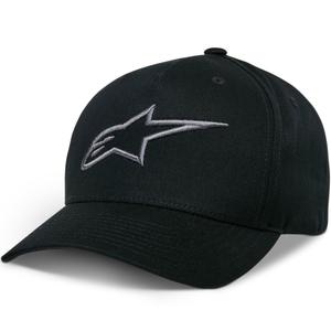 Gorra snapback Alpinestars Ageless negra y gris