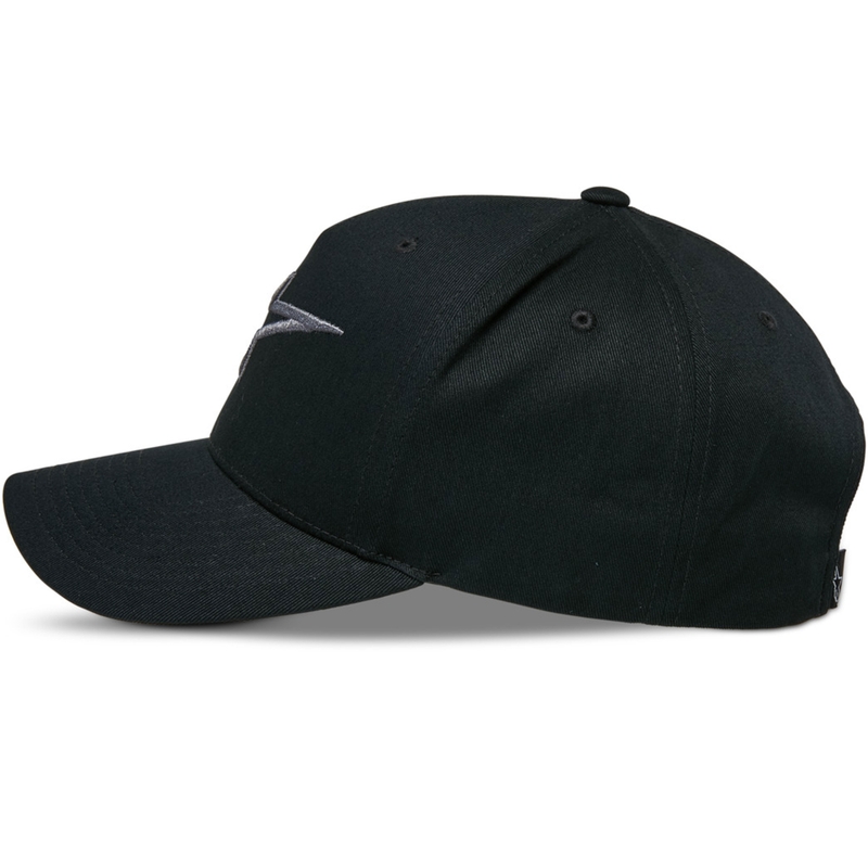 Gorra snapback Alpinestars Ageless negra y gris