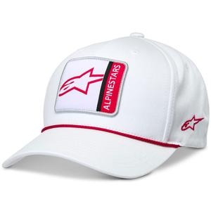 Gorra snapback específica de Alpinestars, blanca