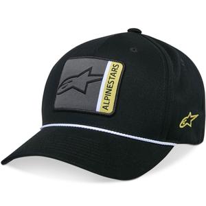 Gorra snapback específica de Alpinestars, color negro