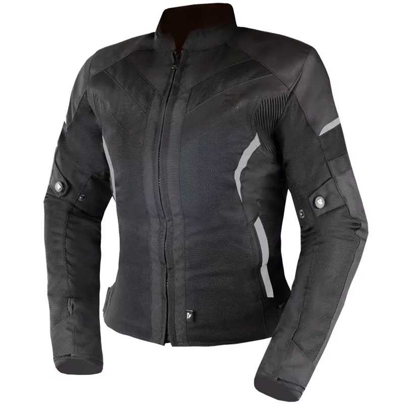 Chaqueta de moto para mujer Street Racer Betty II Air negra
