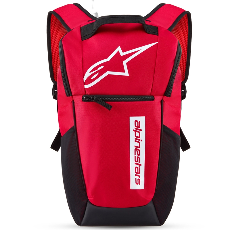 Mochila Alpinestars Defcon V3 rojo-blanco 13,6 l
