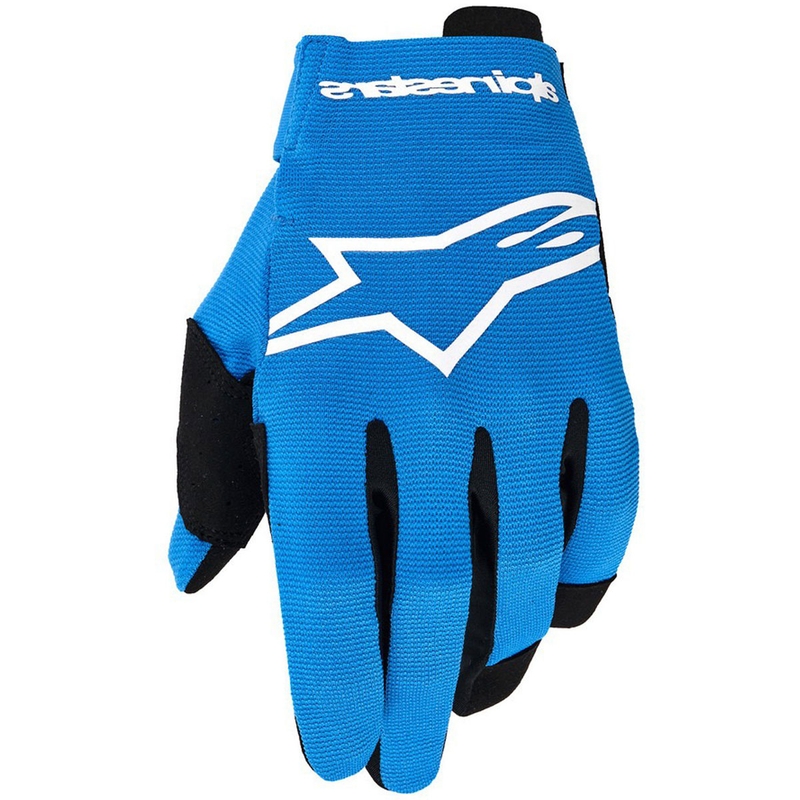 Guantes de motocross para niños Alpinestars Radar Youth Azul-Blanco