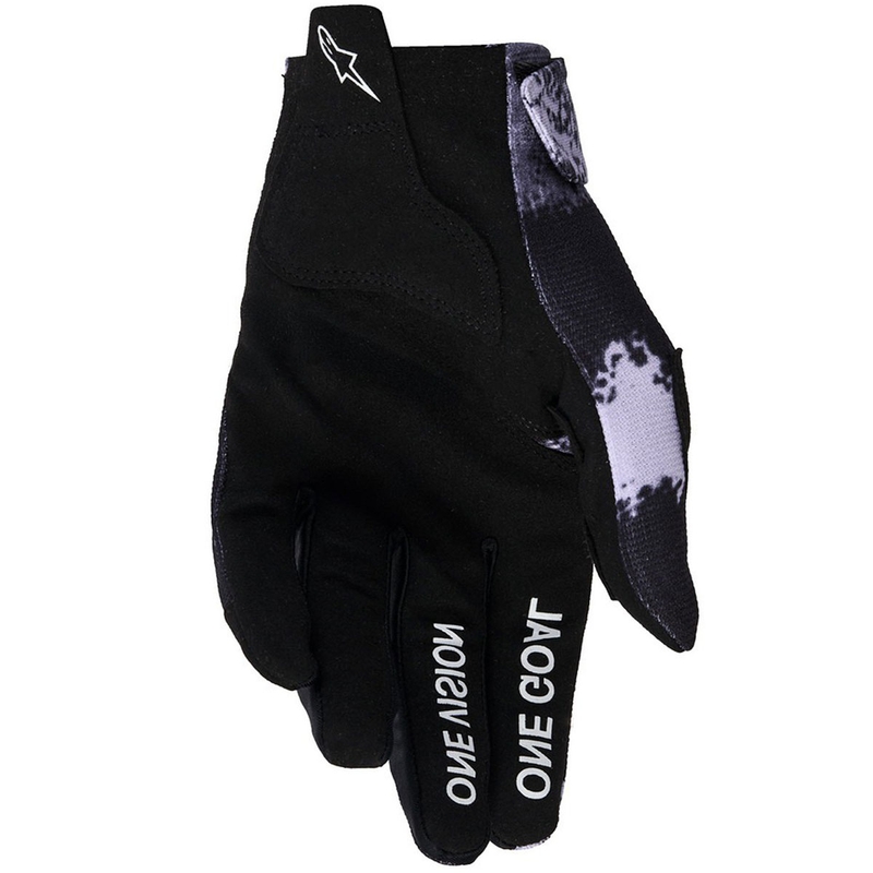 Guantes de motocross para niños Alpinestars Radar Youth, color gris camuflaje