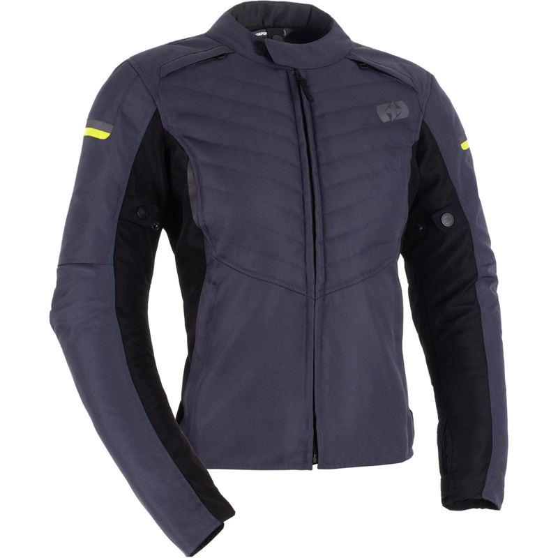 Chaqueta de moto para mujer OXFORD VALENCIA 2D 3.0 negro-gris