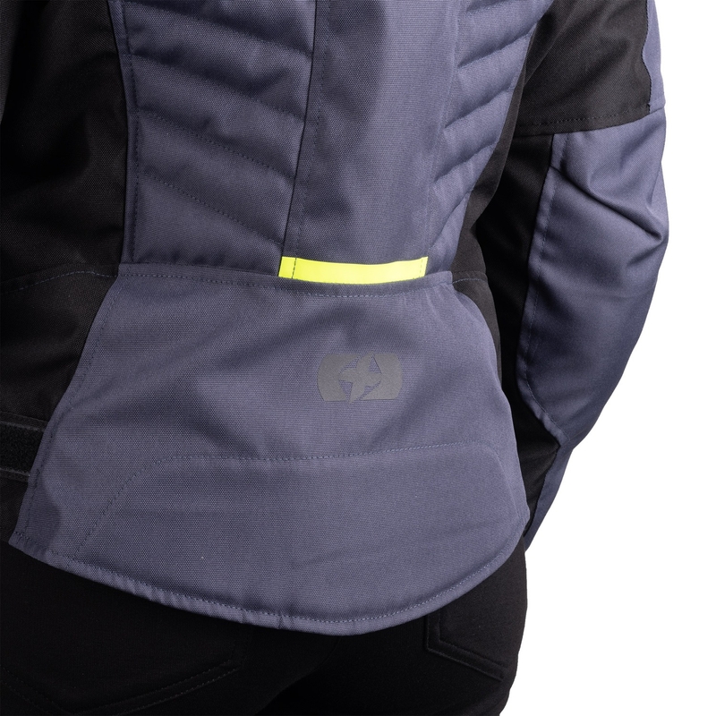 Chaqueta de moto para mujer OXFORD VALENCIA 2D 3.0 negro-gris