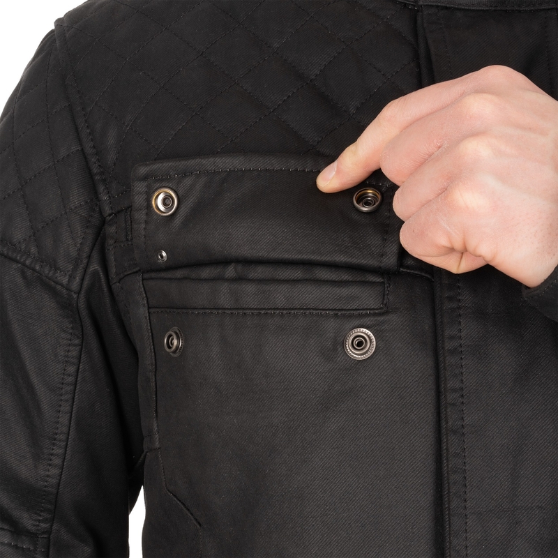 Chaqueta de moto OXFORD HARDY 2.0 negra