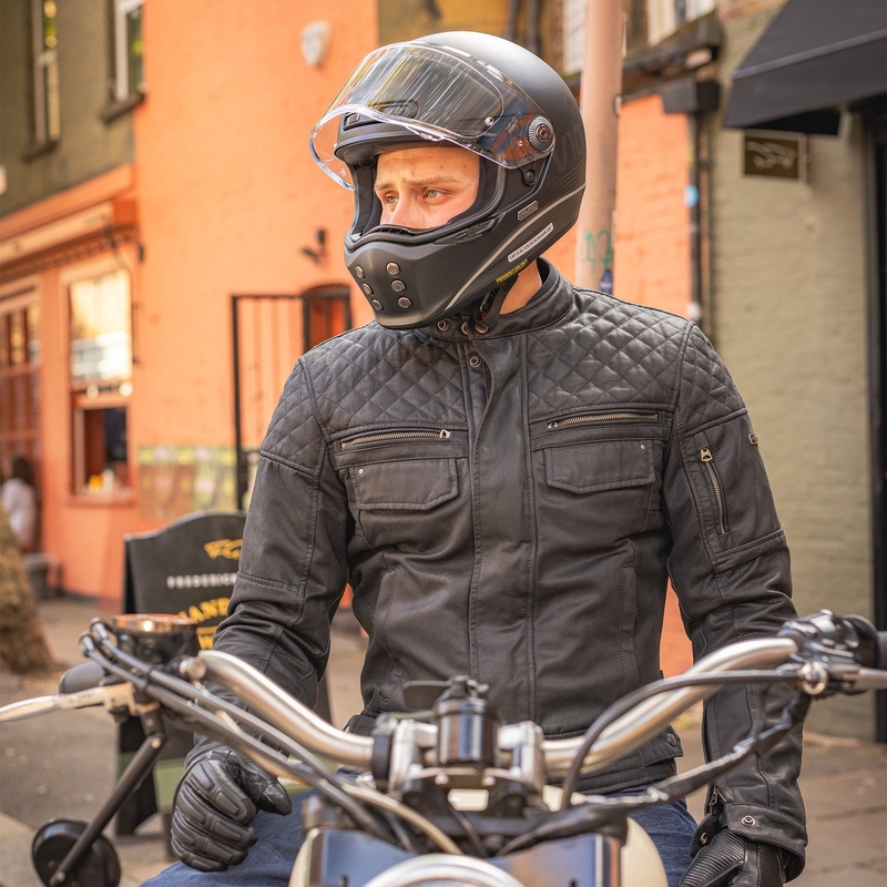 Chaqueta de moto OXFORD HARDY 2.0 negra