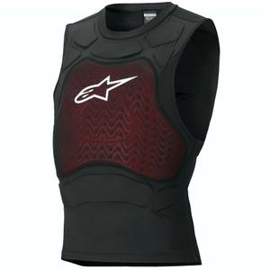 Chaleco de protección Alpinestars Bionic Plasma LT negro-rojo-blanco