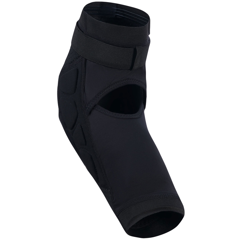 Rodilleras Alpinestars Bionic Plasma Youth en negro, rojo y blanco