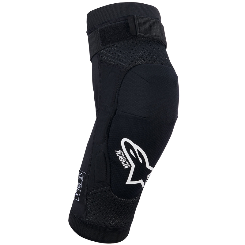 Rodilleras Alpinestars Bionic Plasma Youth en negro, rojo y blanco