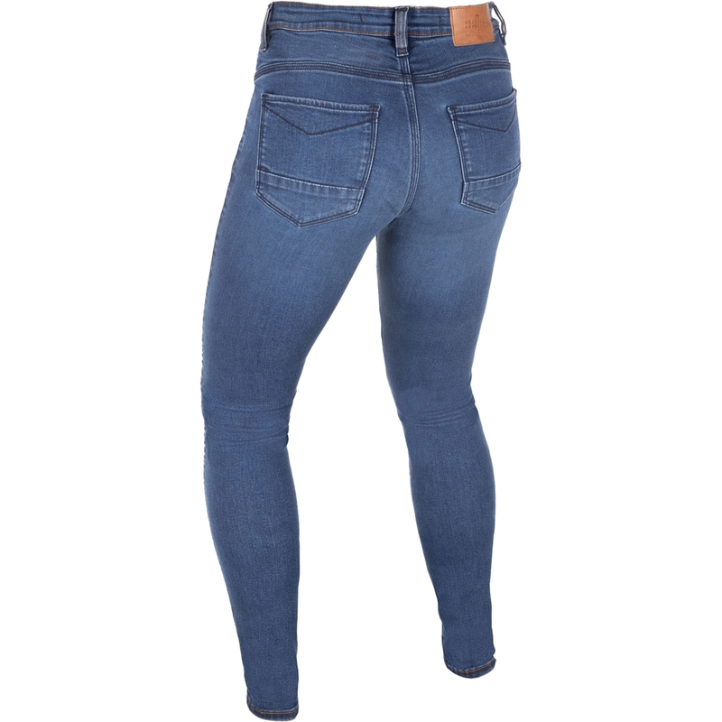 Vaqueros de moto para mujer OXFORD SOFIA AA Slim azul claro
