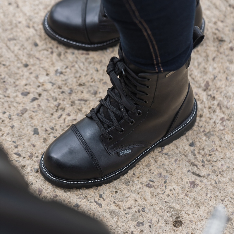 Botas de moto para mujer Oxford Radley negras