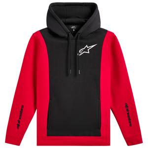 Sudadera con capucha Alpinestars Ignite negra y roja